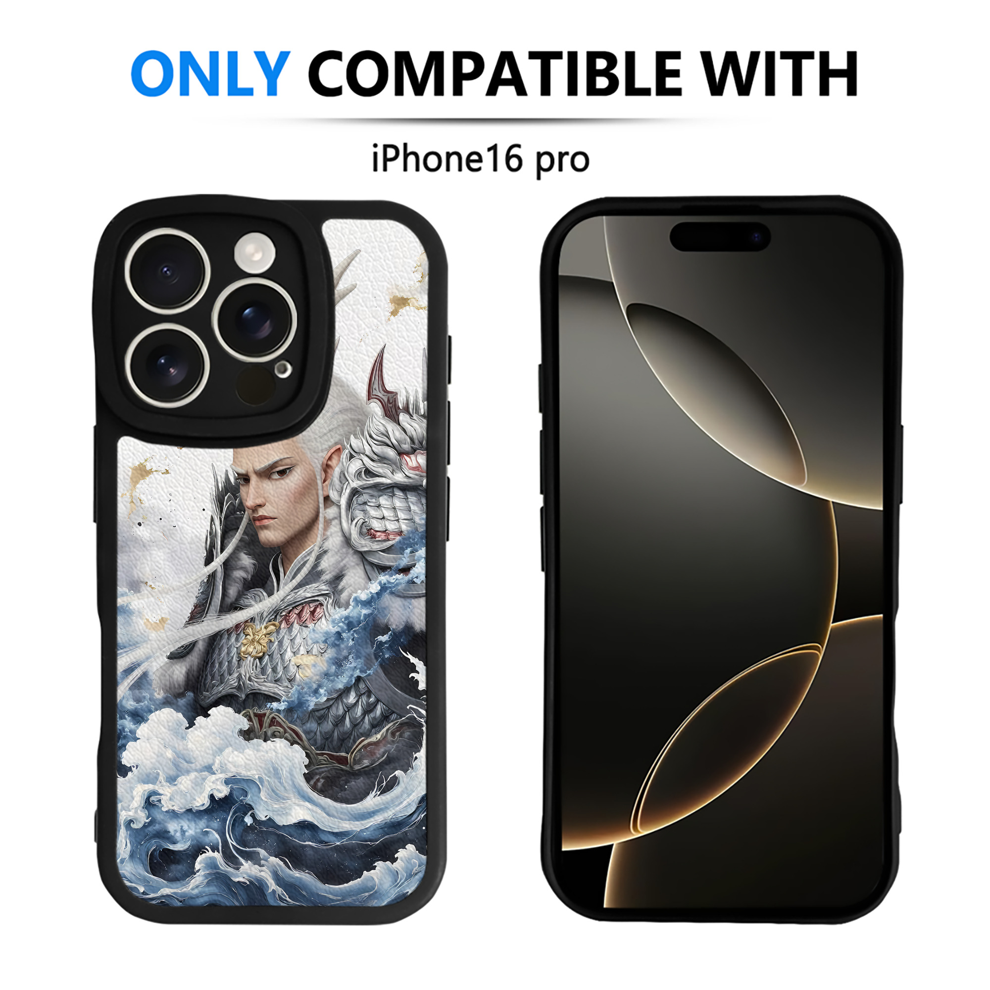 （画像用） Ne Zha 2 ナタ 魔童の大暴れ 【iPhone 16シリーズ対応】シリコンスマホケース（レザー調） 材質：シリコン